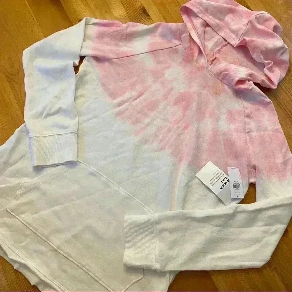 New Old Navy tie dye hoodie pullover sweatshirt girls XL